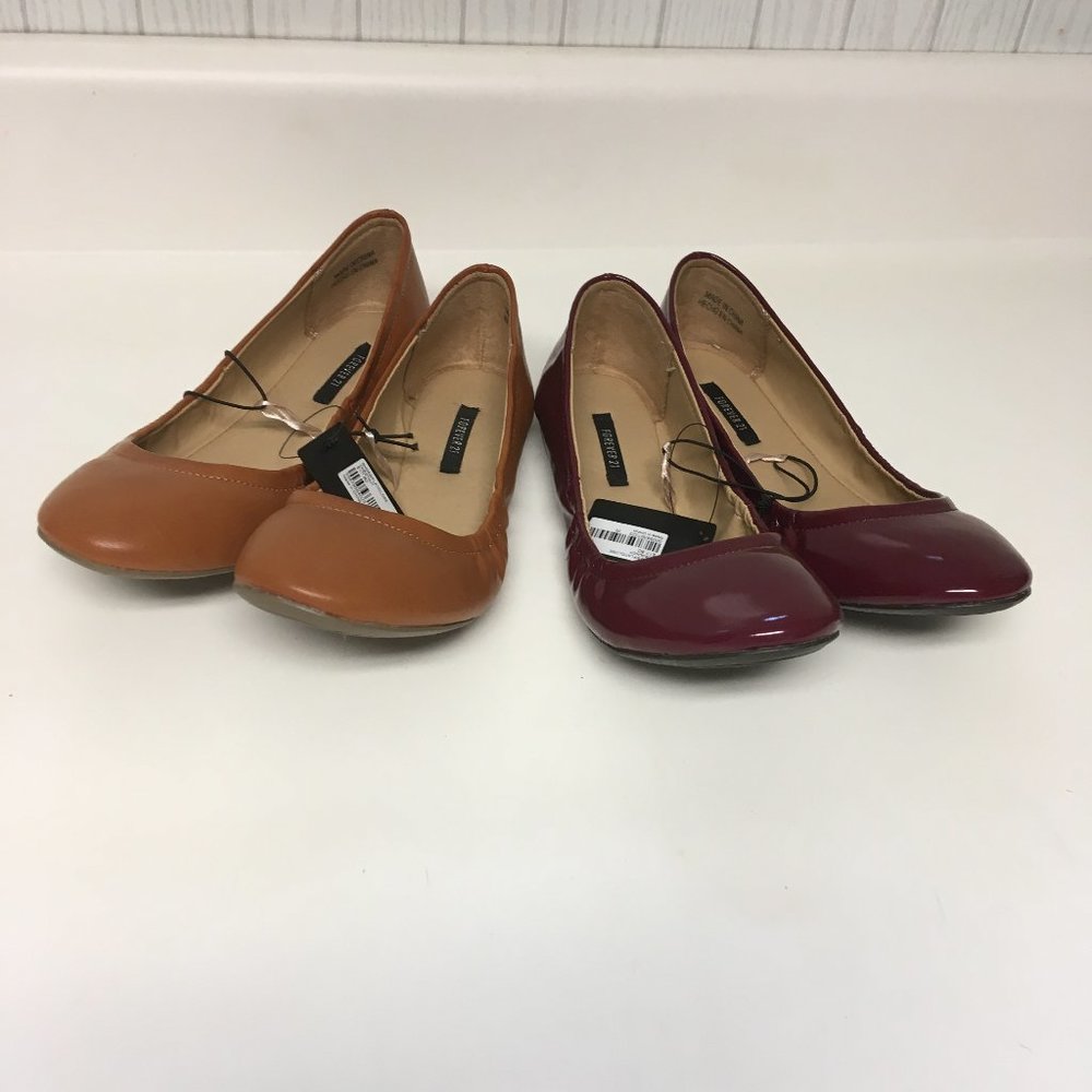 Forever 21  Two Pair Ballet Flats Size 6